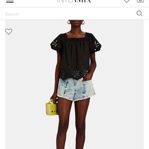 NWT rails top with flower cut outs